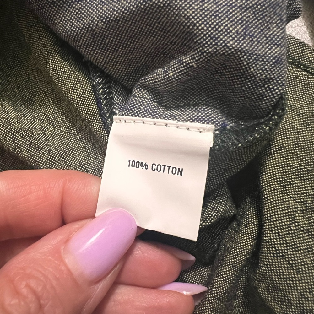 Anthropologie Conditions Apply - Hand Woven 100% Cotton Shirt dress M Exclusive - Picture 16 of 16